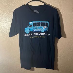 Kona brewing company thirsty gecko short sleeve tshirt, medium